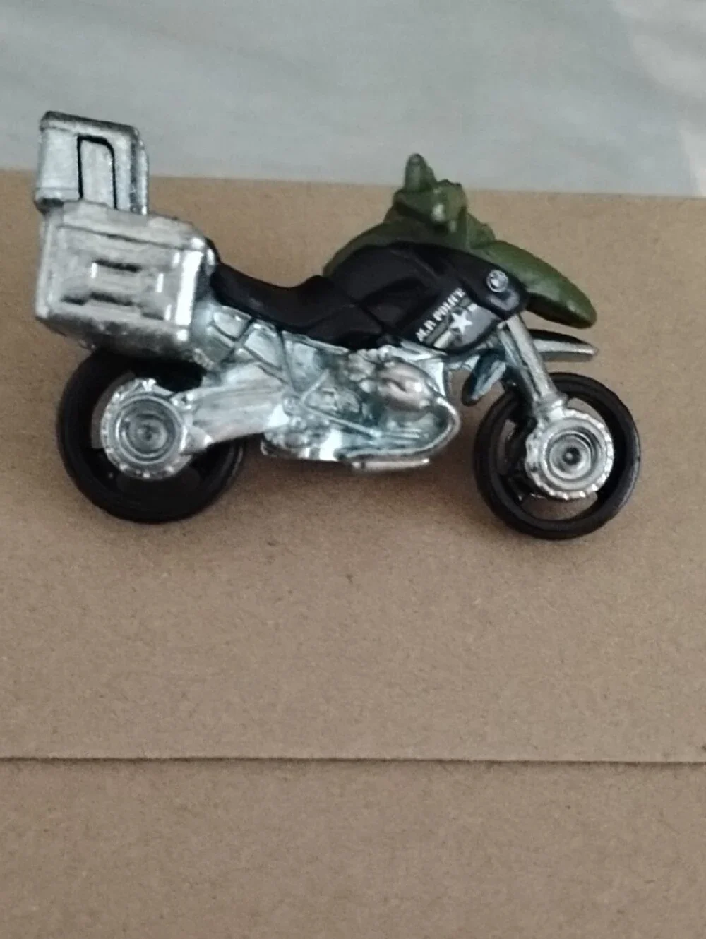 Die-Cast BMW M.P. Police Bike With Saddle Bags